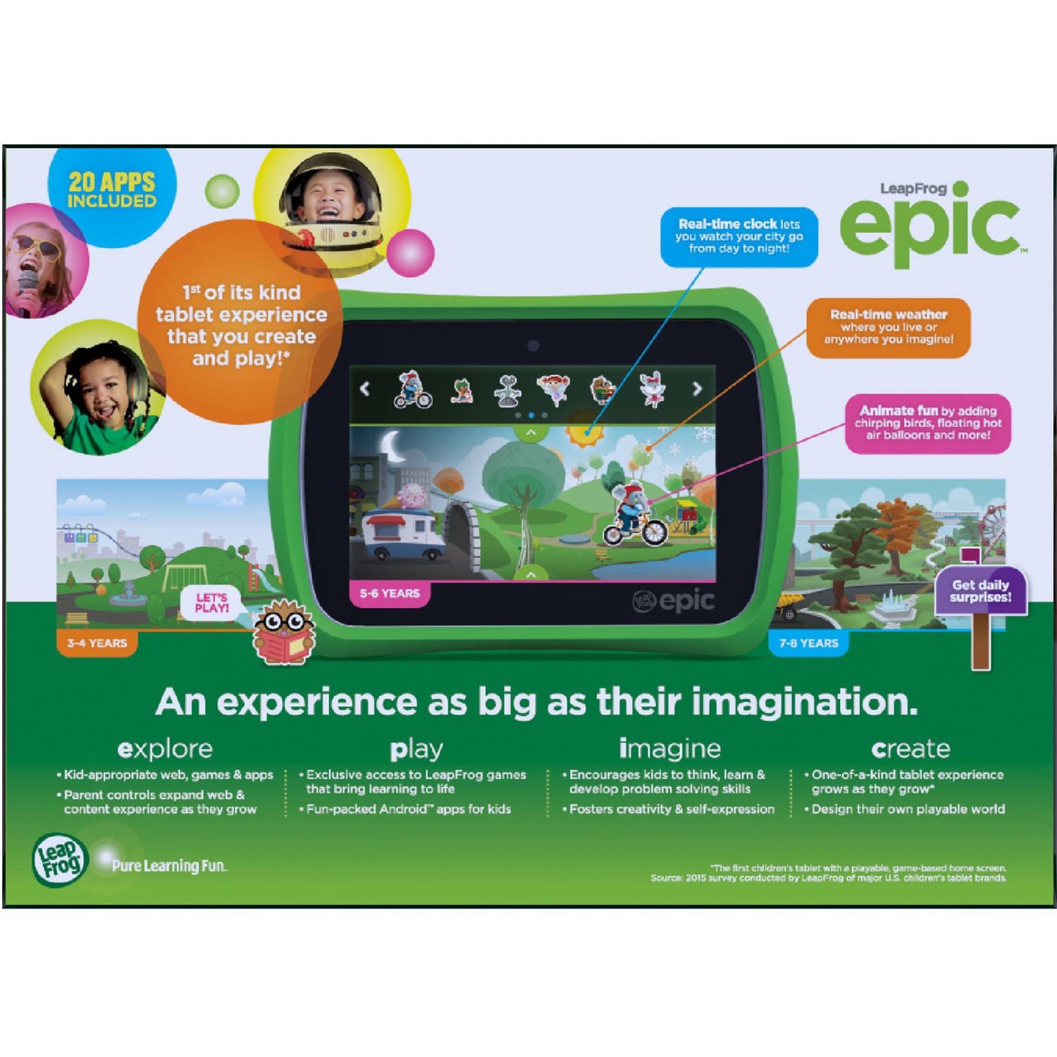LeapFrog Epic 7" Android-based Kids Tablet 16GB - Image 9