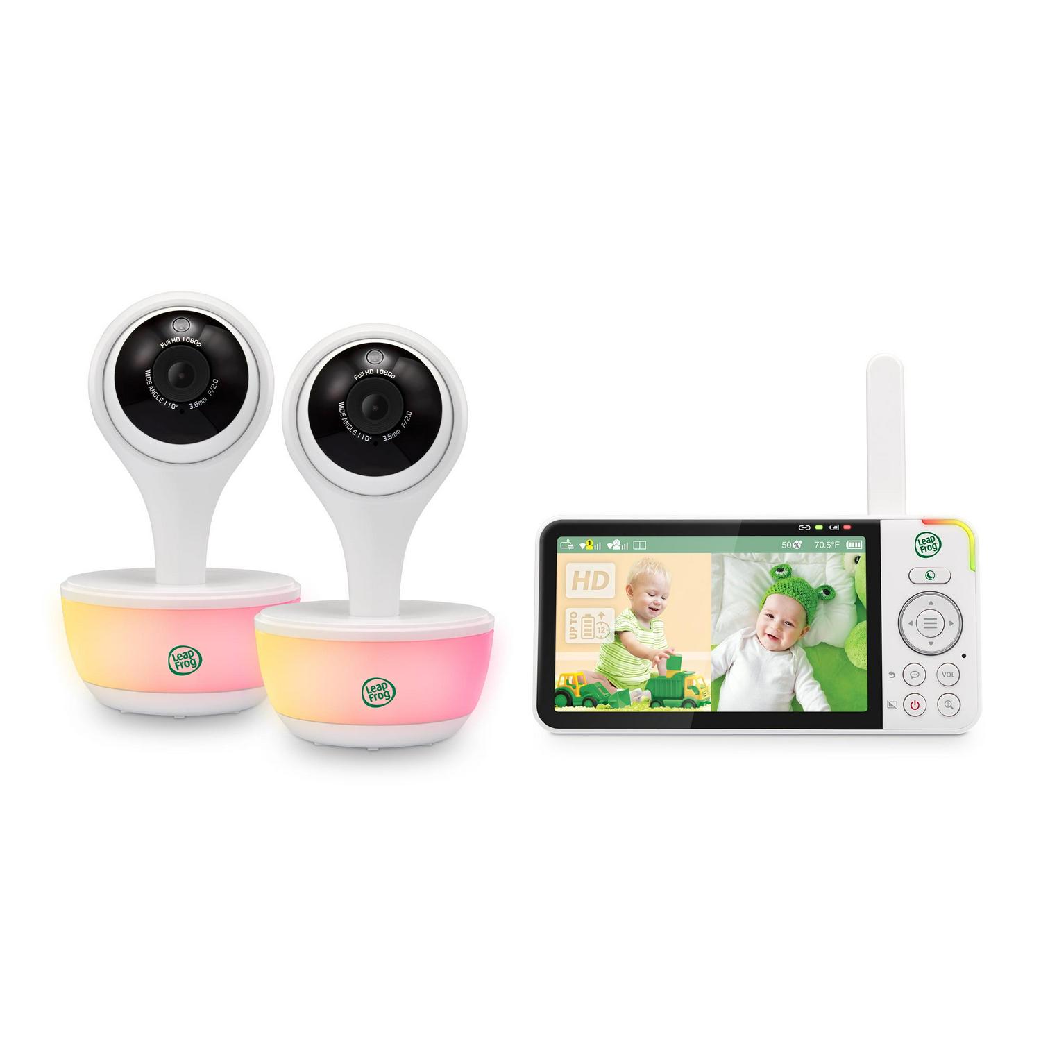 LeapFrog LF815-2HD WiFi High Definition Baby Surveillance Camera with Display Video Monitor