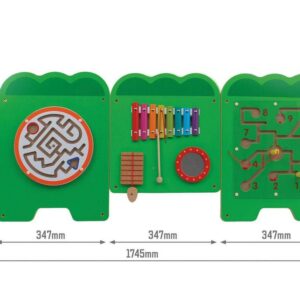 LEARNING ADVANTAGE - Crocodile Activity Wall Panels - 18M+ - in Home Learning Activity Center - Wall-Mounted Toy for Kids - Toddler Decor for Play Areas