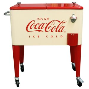 Leigh Country Licensed Coca-Cola Series CP 98111 Metal 60 Qt Outdoor Patio Cooler