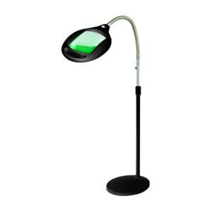 Brightech LightView PRO SuperBright Magnifier Floor Lamp in Black Color with 42 LED's