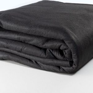 Liner Life Pool Liner Pad for 12' x 24' Oval Aboveground Pool, Solid, Geotextile, Black