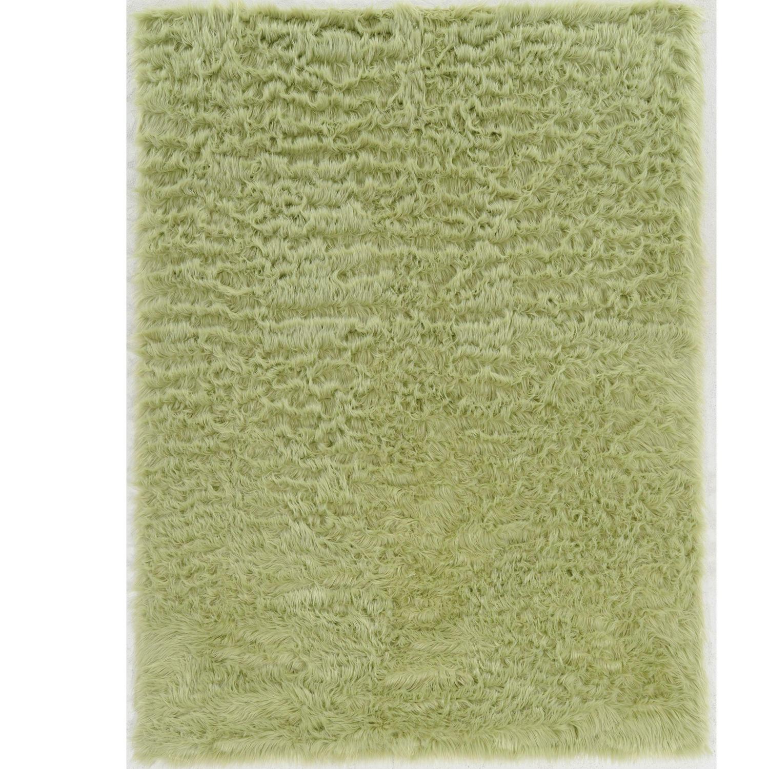 Faux Sheepskin, Green - Image 2