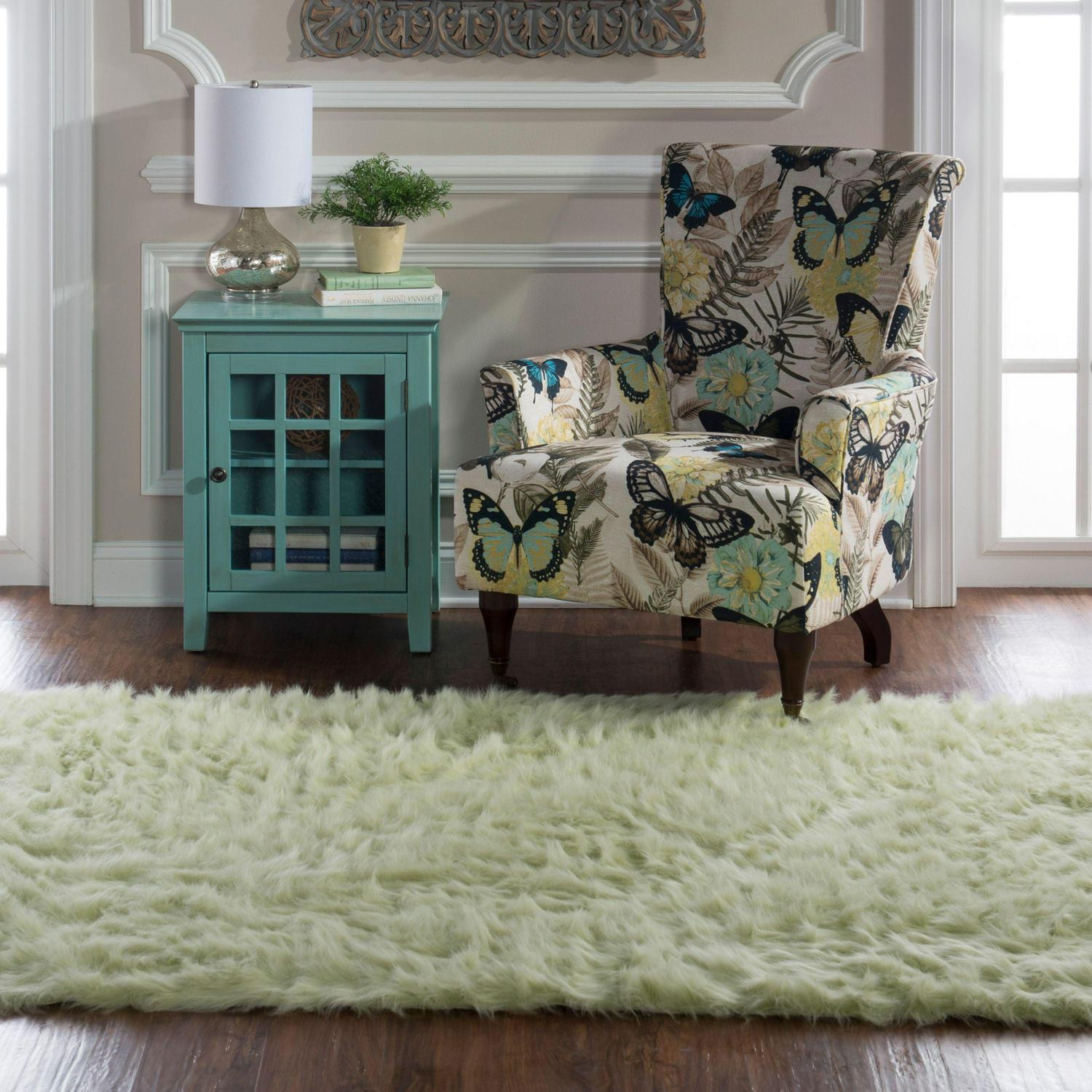 Faux Sheepskin, Green