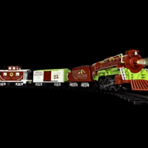 Lionel Trains 711915 Home For the Holiday Ready to Play Train Set, Red