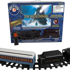 Lionel Polar Express Battery Powered Model Train Set with Remote and DVD Movie