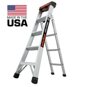 Little Giant Ladder Systems King Kombo 5'-8' Aluminum 3-in-1 Combo Ladder, Type 1A - 300 lbs. Rated