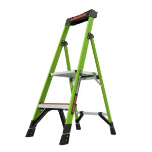 Little Giant MightyLite, 4', 300 lbs. Rated, Fiberglass 2 Step Platform Ladder