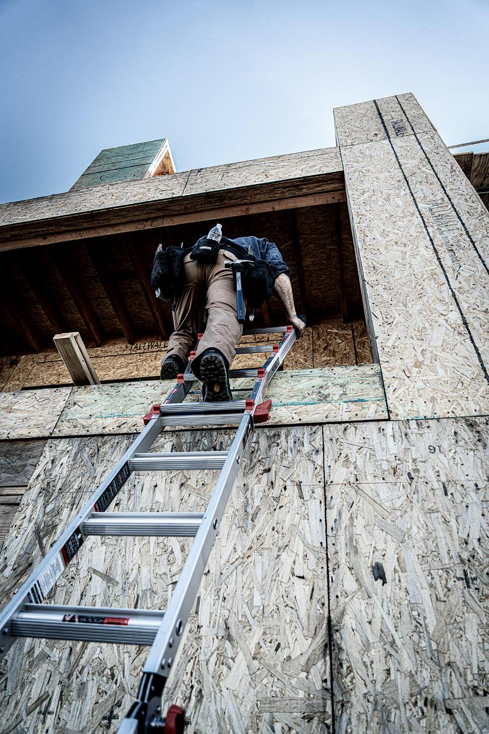 Little Giant Ladders Velocity 22-ft Multi-Position Aluminum Ladder with Wheels - Image 13