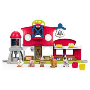 Little People Caring For Animals Farm Playset with Farmer Jed Figure