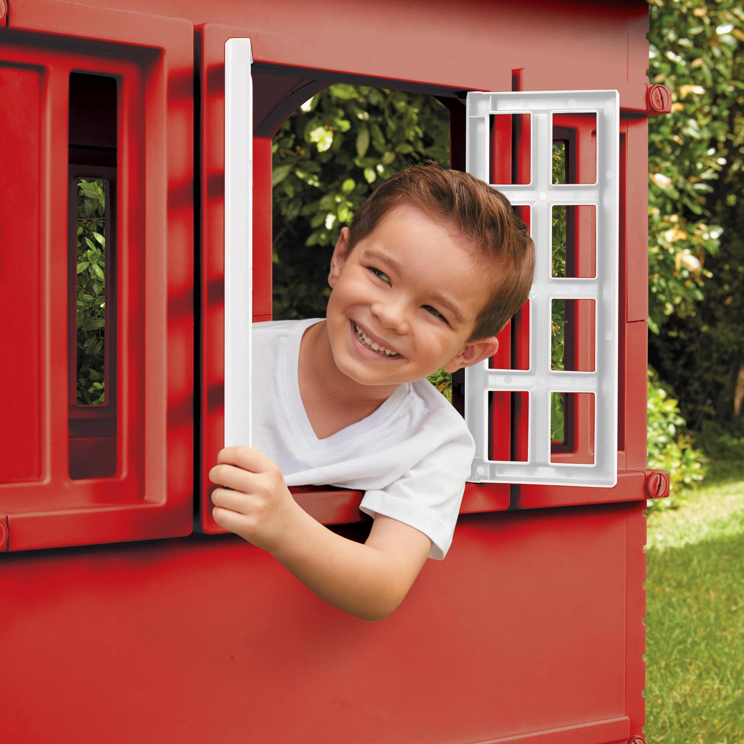Little Tikes Cape Cottage House, Red with Working Door, Window Shutters, Flag Holder | Easy Installation Process Kids 2-6 Years Old - Image 7