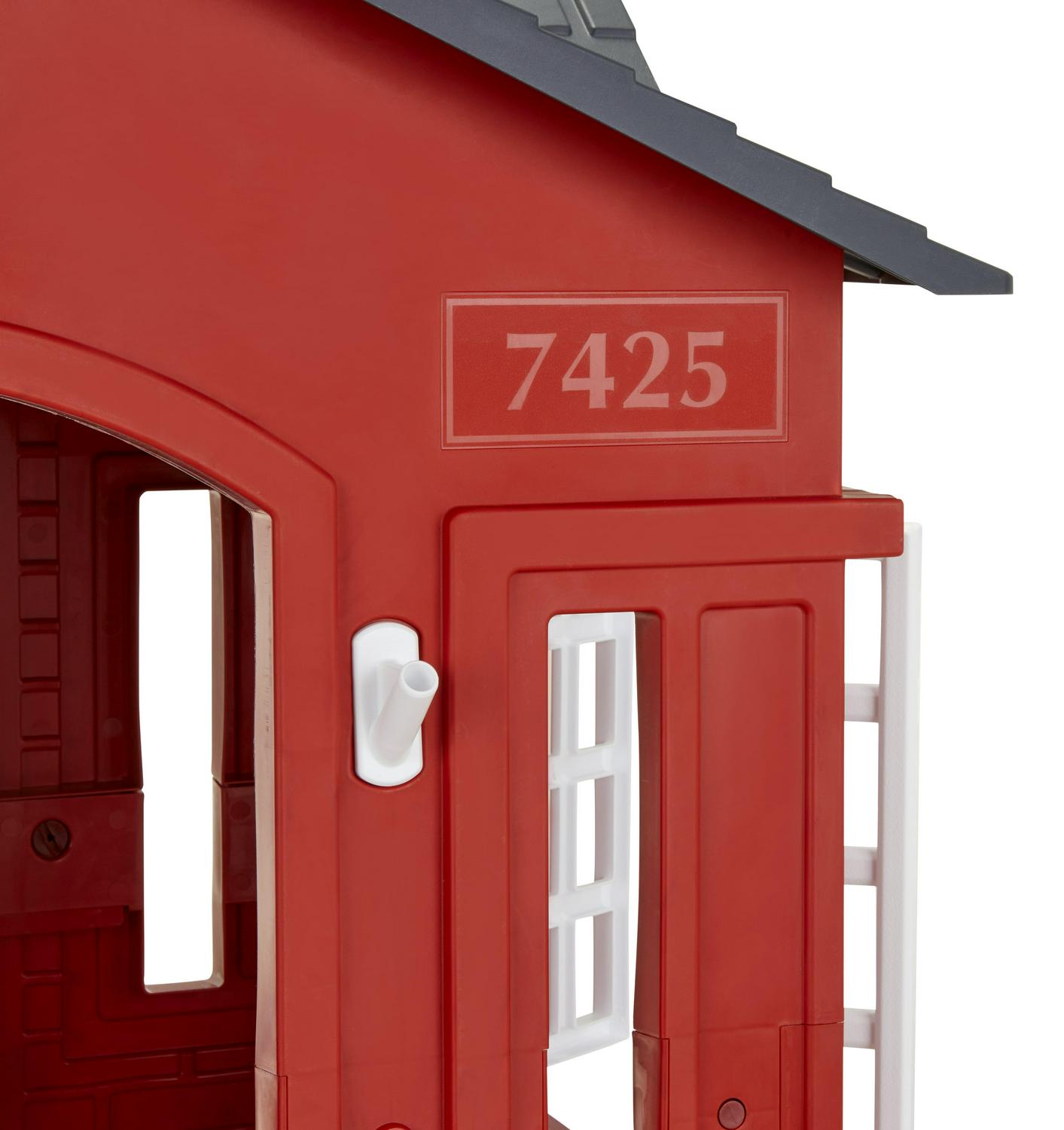 Little Tikes Cape Cottage House, Red with Working Door, Window Shutters, Flag Holder | Easy Installation Process Kids 2-6 Years Old - Image 5