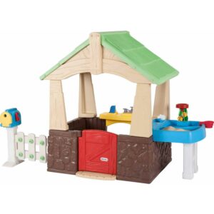 Little Tikes Deluxe Home and Garden Playhouse, for Toddlers Ages 2+ Years, Multi-Color