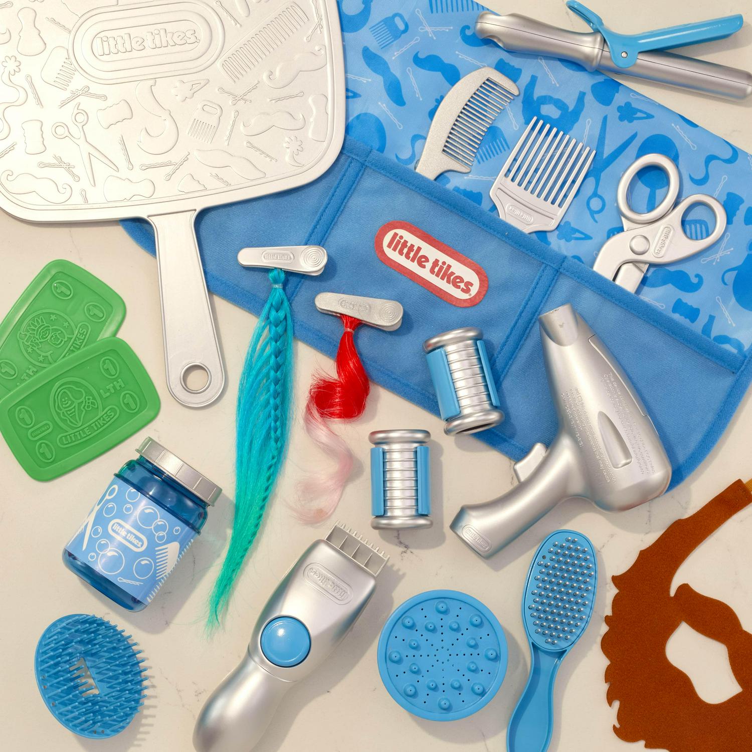 Little Tikes Hair Salon Beauty Set with 20 Accessories, Multi-Color, for Ages 3-5 Years - Image 4