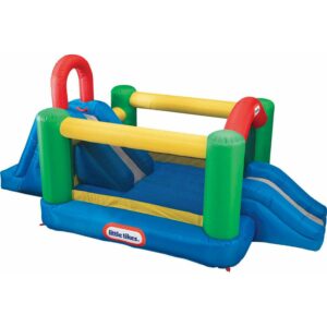 Little Tikes Jump 'n Double Slide Bounce House,Multi-color, for Kids Ages 3 & Up