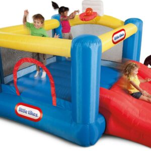 Little Tikes Junior Sports 'n Slide Sports Bounce Bounce House, Multi Color, Indoor, Outdoor, Kids Ages 3+