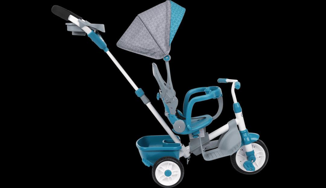 Little Tikes Perfect Fit 4-in-1 Trike in Teal, Convertible Tricycle for Toddlers, 4 Stages of Growth & Shade Canopy - Kids Boys Girls Ages 9 Months to 3 Years Old - Image 8