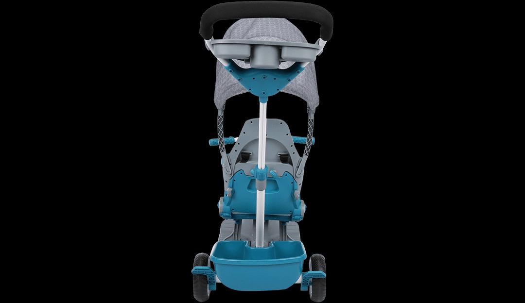 Little Tikes Perfect Fit 4-in-1 Trike in Teal, Convertible Tricycle for Toddlers, 4 Stages of Growth & Shade Canopy - Kids Boys Girls Ages 9 Months to 3 Years Old - Image 7