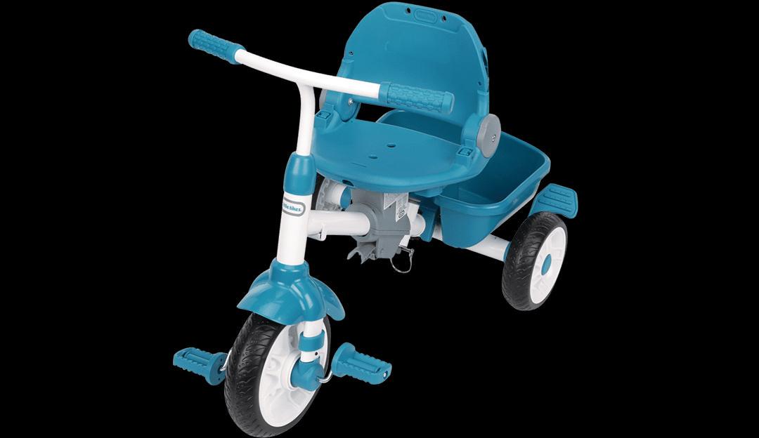 Little Tikes Perfect Fit 4-in-1 Trike in Teal, Convertible Tricycle for Toddlers, 4 Stages of Growth & Shade Canopy - Kids Boys Girls Ages 9 Months to 3 Years Old - Image 2