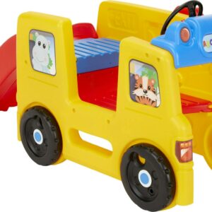 Little Tikes School Bus Climber and Slide with Interactive Dashboard