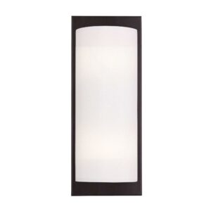 Livex Lighting 15" 2-Light Contemporary Metal ADA Wall Sconce in Bronze