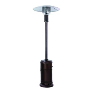 Living Accents 48000 BTU Freestanding Propane/Steel Metal Patio Heater in Bronze