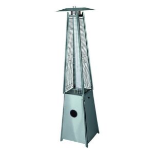 Living Accents 40000 BTU Propane/Stainless Steel Pyramid Patio Heater in Blue