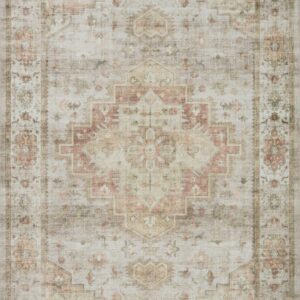 Loloi II Heidi Collection HEI-02 Sage / Multi, Oriental Area Rug 5'-0" x 7'-6"