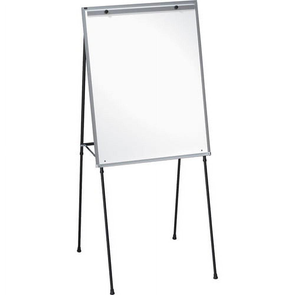 Lorell Dry Erase Display Easel, 28" x 34", Adjustable Height 40" to 70", Black - Image 3