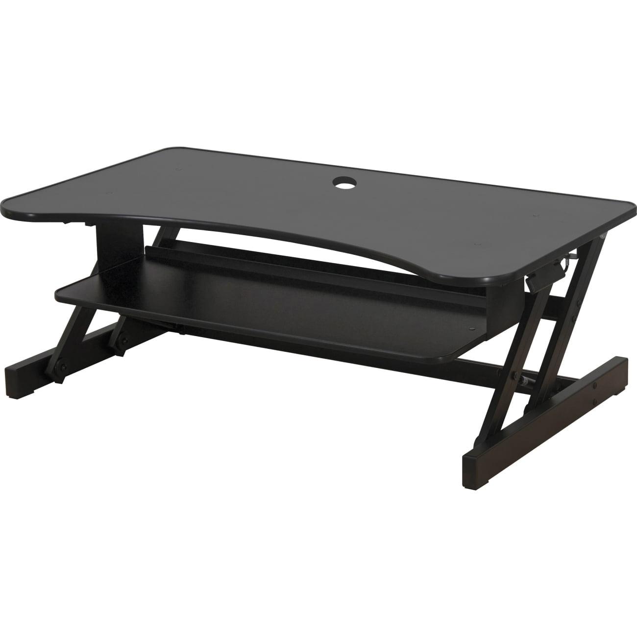 Lorell, LLR99759, Deluxe Adjustable Desk Riser, 1 Each, Black