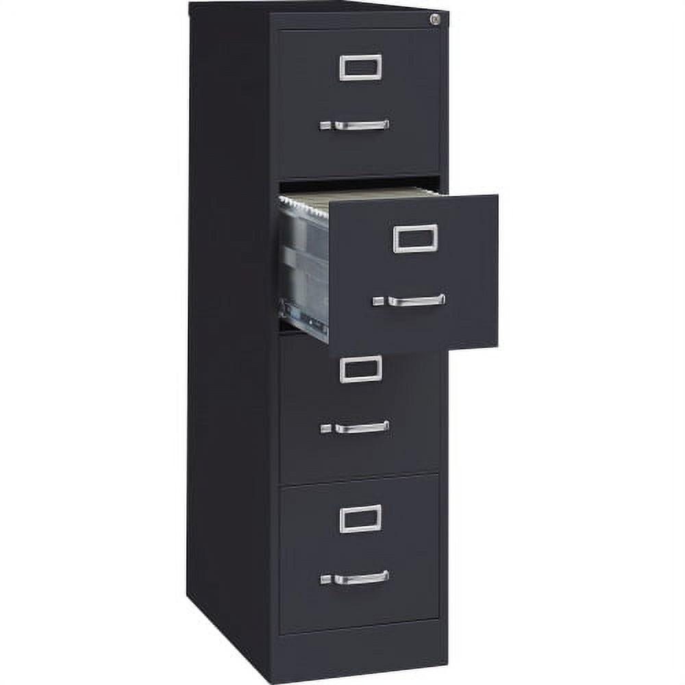 Lorell, Vertical file - 4-Drawer, 1 Each, Black