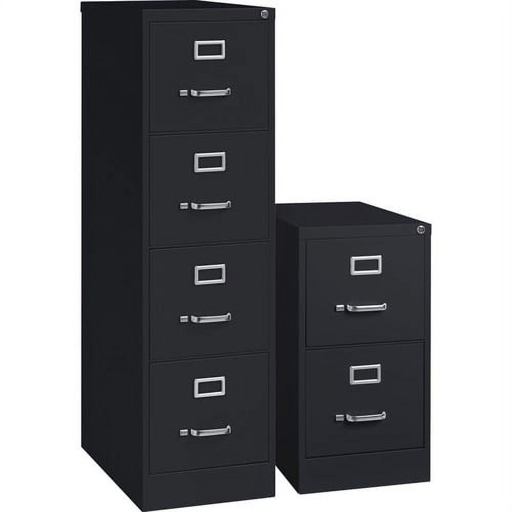 Lorell, Vertical file - 4-Drawer, 1 Each, Black - Image 7
