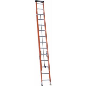 Louisville Ladder 24-Foot Fiberglass Extension Ladder, 300-Pound Load Capacity, Type IA, L-3022-24PT