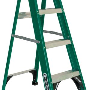 Louisville Ladder 4-Foot Fiberglass Step Ladder, 225-Pound Load Capacity, Type II, FS4004