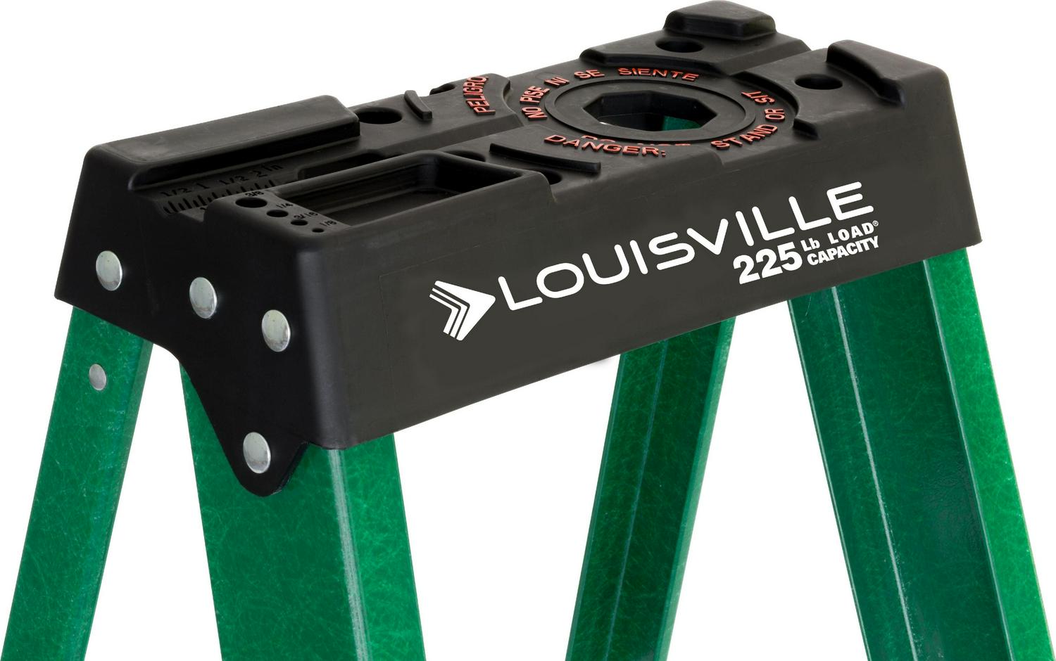 Louisville Ladder 4-Foot Fiberglass Step Ladder, 225-Pound Load Capacity, Type II, FS4004 - Image 6