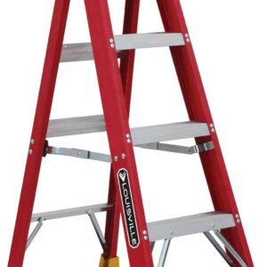 Louisville Ladder 4-Foot Fiberglass Step Ladder, 300-Pound Load Capacity, Type IA, L-3016-04