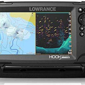 Lowrance Hook Reveal 5 Fish finder Splitshot with Down scan Imaging & US Inland Mapping