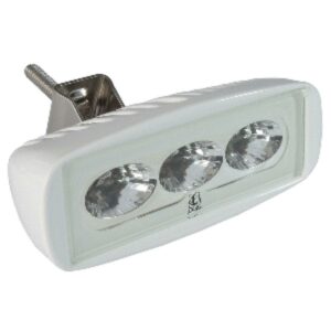 Lumitec Capreralt Floodlight White Led Bracket Mount White Finish 12/24v