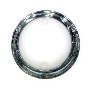 Lumitec TouchDome Stainless Steel Dome Light-White Dimming & Red Dimming Lights