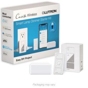 Lutron Caseta Wireless Smart Lighting Lamp Dimmer Switch Starter Kit