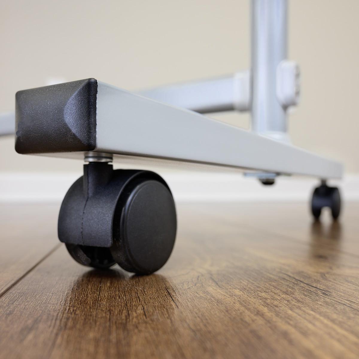 Luxor 48"W x 36"H Double-Sided Magnetic Whiteboard, Silver Aluminum Frame - Image 6