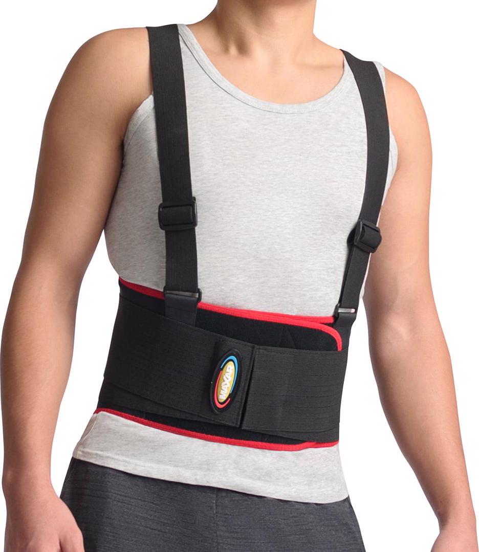 MAXAR Work Belt, Industrial Lumbosacral Support Back Brace (Deluxe)