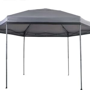 MF Studio 12' x 6.5' Gray Pop-up Outdoor Canopy