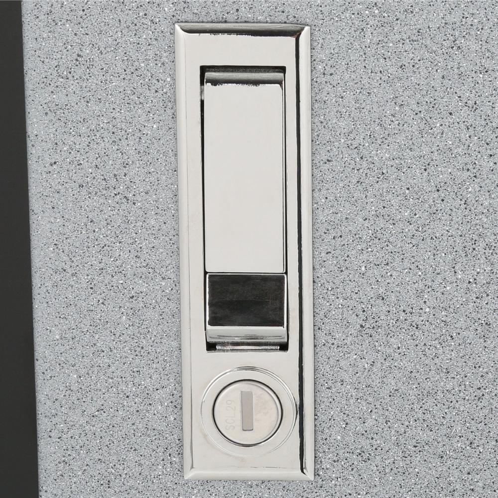 MODULAR STORAGE SYSTEM - JUMBO STORAGE CABINET MULTI GRANITE BLACK TRIM - Image 5