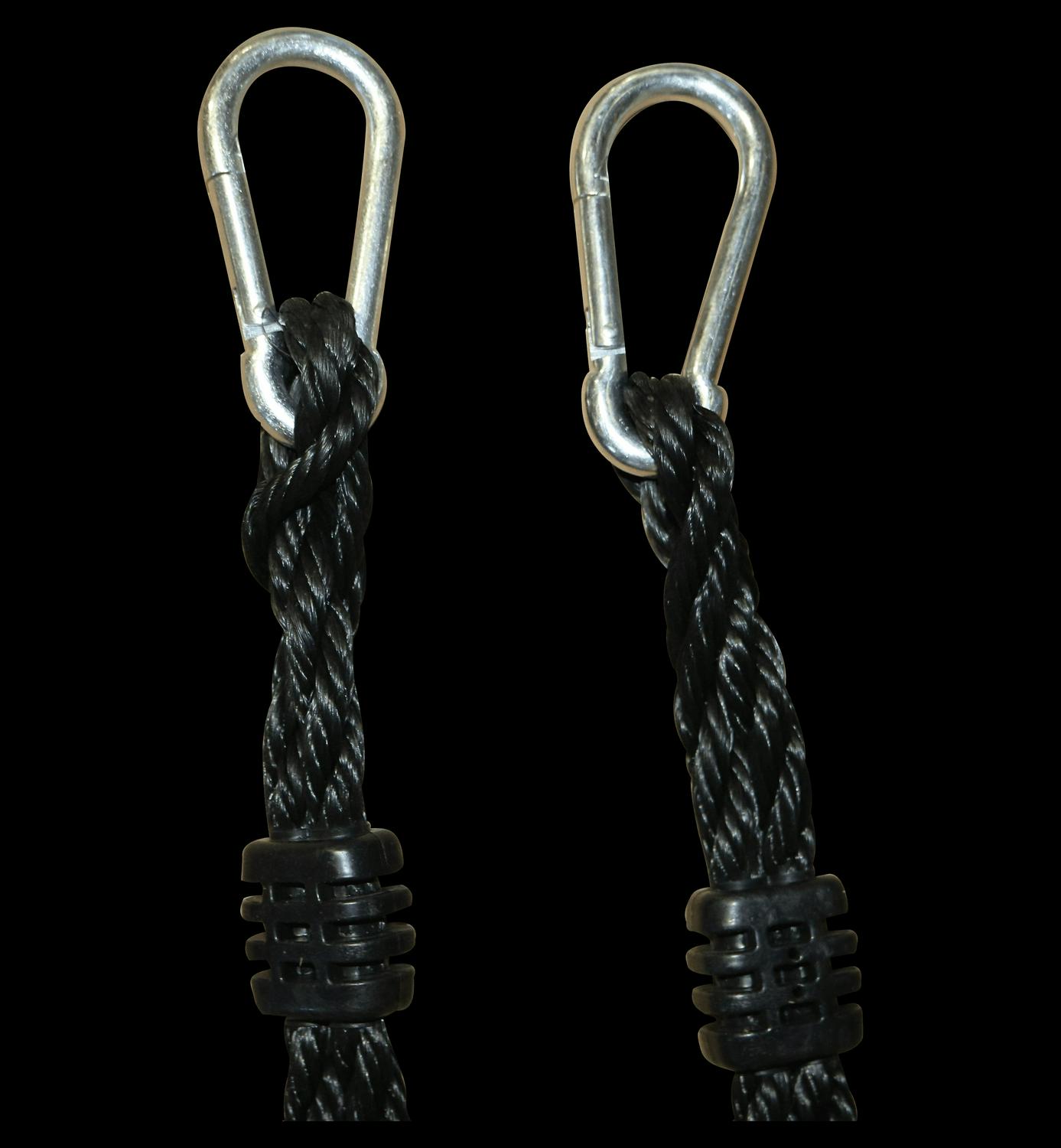 Web Riderz Outdoor Backyard 600-Pound Capacity Nylon Rope Basket Hammock Swing - Image 3