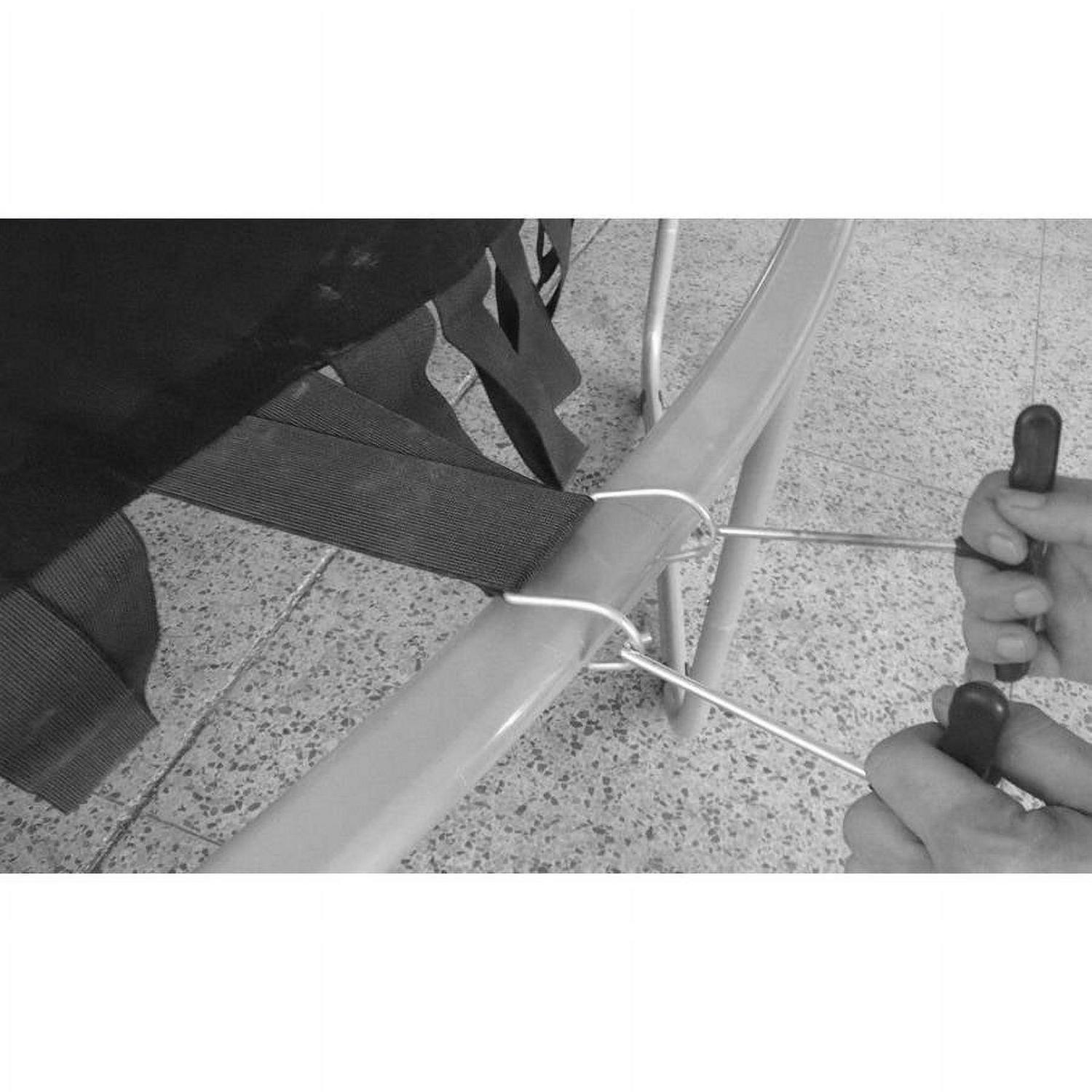 Machrus Upper Bounce Trampoline Net Replacement Kit with Trampoline Poles Replacement, Foam Sleeves, Caps & Safety Net - Fits 16ft Round Trampoline Frame - Essential Trampoline Accessories - Image 2