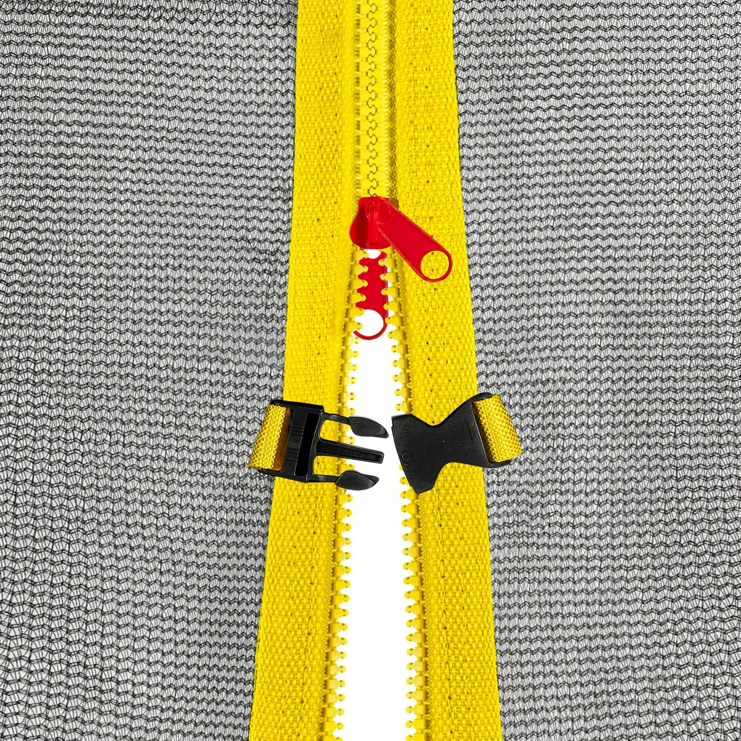 Machrus Upper Bounce 9 ft Round Trampoline Set with Safety Enclosure System -Backyard Trampoline - Outdoor Trampoline for Kids - Adults - Image 3