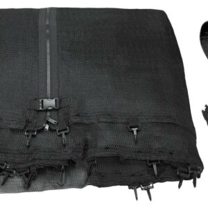 Machrus Upper Bounce Universal Trampolines Safety Net Fits 8 ft Round Trampoline Frame - Trampoline Replacement Net - Compatible with Most Trampoline Brands