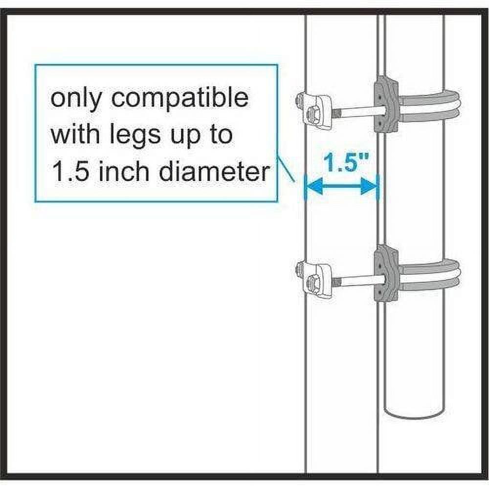 Machrus Upper Bounce Trampoline Net Replacement Kit with Trampoline Poles Replacement, Foam Sleeves, Caps & Safety Net - Fits 16ft Round Trampoline Frame - Essential Trampoline Accessories - Image 8