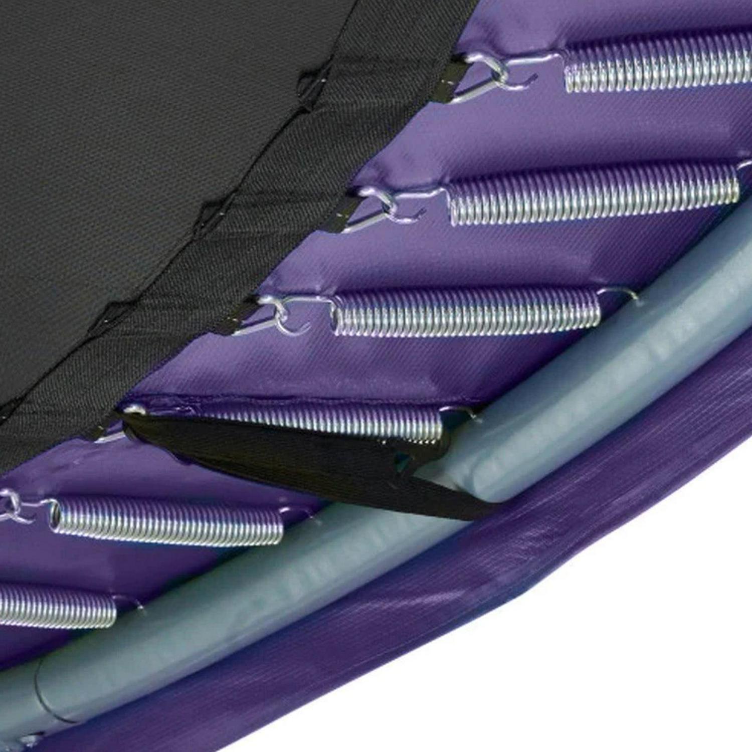 Machrus Upper Bounce 9 ft Round Trampoline Set with Safety Enclosure System -Backyard Trampoline - Outdoor Trampoline for Kids - Adults - Image 6